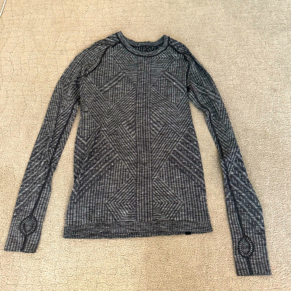 Lulu lemon ribbed longsleeve top